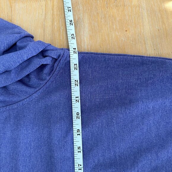 Peter Millar Perth Performance 1/4 Zip Pullover Mens L Purple Quarter Zip Golf - Picture 9 of 10